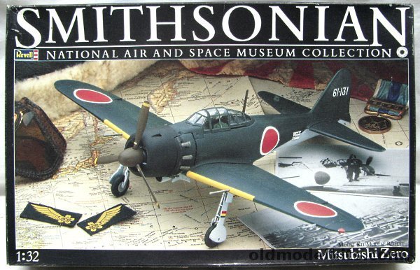 Revell 1/32 Mitsubishi A6M5 Zero-Sen - Smithsonian National Air And Space Musuem Issue, 4451 plastic model kit